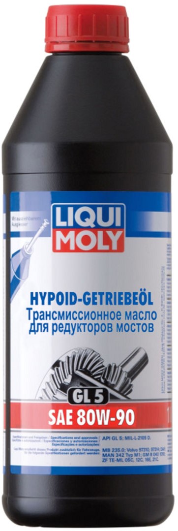 Олива трансмісійна LIQUI MOLY Hypoid-Getriebeoil SAE 80W-90 (GL5) 1 л (4406)